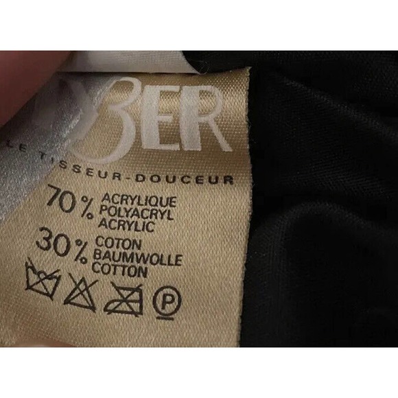 VNTG Suziklo RARE Made in Paris France Faux Fur Coat Chocolate Brown Size 1 - Picture 9 of 11